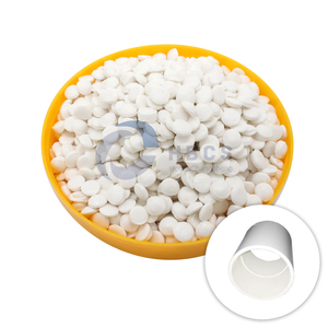 Hbcs trắng xanh xám màu cứng nhắc hạt nhựa <span class=keywords><strong>PVC</strong></span> hạt hợp chất Pallet cho phụ kiện đường ống tiêm - Product Image 2