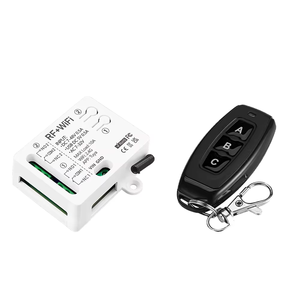<span class=keywords><strong>Telecomando</strong></span> Wireless Universale RF433MHz con 2 Pulsanti e Ricevitore a 2 Canali, Portata 50M, DC 12V/24V AC12-36V per Garage - Product Image 1