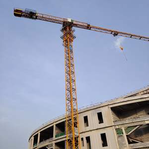 Grúa Torre de Plataforma Plana DAHAN NUEVA QTZ315-7527-12T, Alcance 75m, Altura Máxima 240m, Momento de Elevación Nominal 315t.m, Alta Eficiencia - Product Image 1