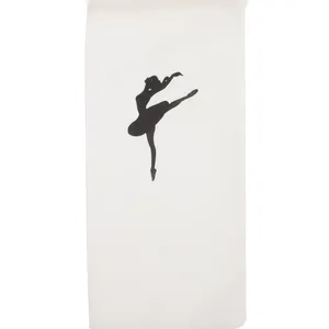 定制标志高品质生态棉帆布舞蹈面料鞋包女孩拉绳芭蕾鞋包
