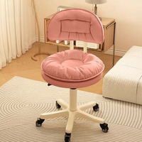 Chaise de maquillage et de manucure portable réglable au design moderne, chaise professionnelle de luxe avec roulettes pivotantes