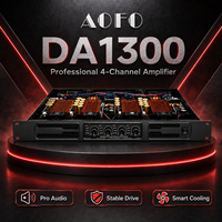 Amplificateur de puissance numérique 4 canaux classe D DA1300 4x2000W 1U pour subwoofer, système de sonorisation PA, amplificador de sonido