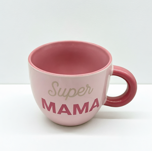 Taza de Café de Cerámica <span class=keywords><strong>Super</strong></span> Mama / Best Mama, Linda Taza de Cerámica Colorida, Regalo Ideal para Mamá en su Cumpleaños o Día de la Madre - Product Image 3