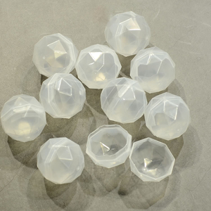 45mm 55mm clear Diamond <strong>Shape</strong> Container Without <strong>Toys</strong> Plastic <strong>Capsule</strong> case Surprise Empty <strong>Egg</strong> Box for Vending Machine