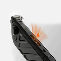 Étui de protection avec support pour console portable Steam Deck/OLED, coque supérieure, accessoire de jeu
