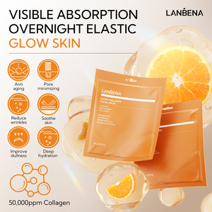 <span class=keywords><strong>LANBENA</strong></span> Nouvelle Arrivée Masque Facial Au Collagène Beauté Blanchiment De La Peau Anti-âge Masque Visage Soutien Oem - Product Image 2