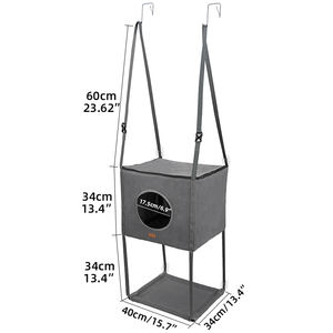 Nouvel arrivage Hamac amovible pour chat d'intérieur Meuble facile à installer avec matériau Oxford sans poils Fonction cage pour animaux de compagnie - Product Image 5