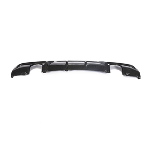 Silenciador dual de fibra de carbono E90, difusor trasero de salida única para <span class=keywords><strong>BMW</strong></span> Serie 3 E90 325i <span class=keywords><strong>335i</strong></span> <span class=keywords><strong>M</strong></span> Sport Sedan de 4 puertas 2009-2013 - Product Image 3