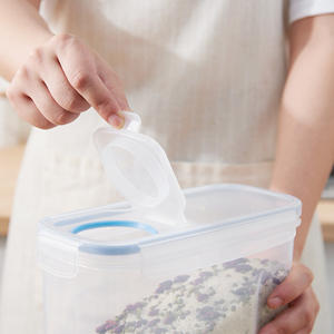 Récipient de stockage de céréales hermétique - Sans BPA, plastique de qualité alimentaire avec <span class=keywords><strong>bec</strong></span> verseur facile - Product Image 6