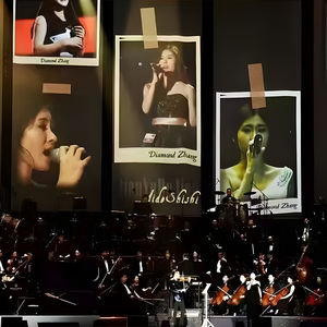 Écran holographique 3D de gaze de maille transparente projecteur immersif d'hologramme de 160 degrés <span class=keywords><strong>fond</strong></span> de scène d'art numérique - Product Image 1