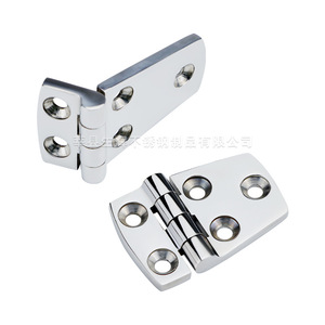 Stainless Steel Furniture Hinge 4 Hole Surface Mount Industrial Design Antirust For Home Office Use - Product Image 4