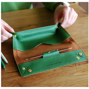 Multifunctional PU leather <b>storage</b> tray, four-corner desktop organizer, <b>remote</b> <b>control</b> holder, living room decoration. - Product Image 3