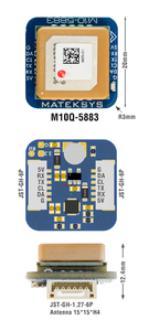 20X20mm MATEK M10Q-<span class=keywords><strong>5883</strong></span> GNSS GPS Module boussole magnétique QMC5883L <span class=keywords><strong>M8Q</strong></span> mise à jour pour avion RC FPV 3.0 Drone longue portée bricolage - Product Image 2