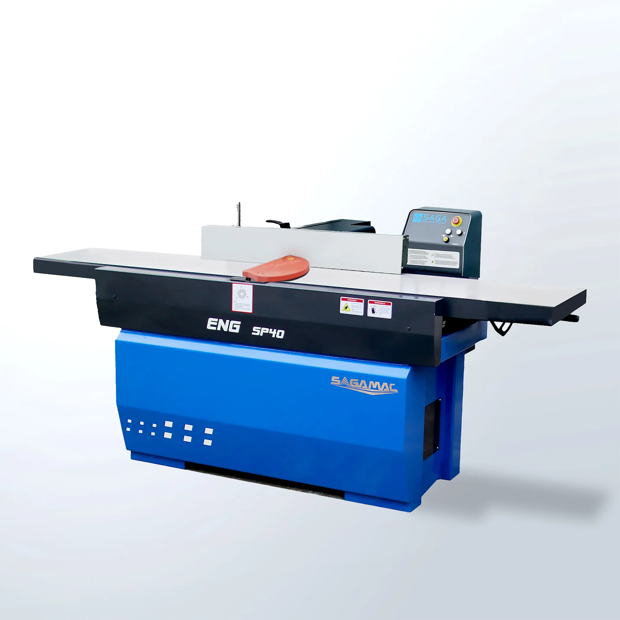 SAGA-máquina de carpintería Industrial pesada CE, cepillo de superficie individual, alta precisión, calidad europea