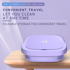 Mini lavatrice pieghevole portatile elettrica vestiti per bambini biancheria intima lavatrice e asciugatrice - Product Image 5