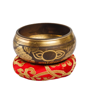 Bol chantant tibétain spécial rétro battu à la main | Bols à usage religieux, décoratif et curatif - Product Image 3