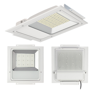 Lampes de canopée extérieures modernes IP65 Triproof 200W en aluminium, éclairage LED encastré pour stations-service, entrepôts et usage résidentiel, étanches - Product Image 6