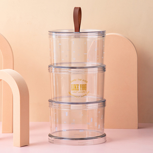 Giá Rẻ Trong Suốt Stackable Nuts Kẹo Trái Cây Kín <span class=keywords><strong>Container</strong></span> Thực Phẩm - Product Image 2