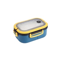 Boîte à bento double couche en PP de qualité alimentaire, épaisse, vente en gros OEM/ODM