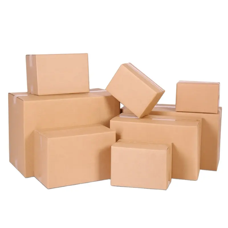 カスタム357層郵送段ボールメーラー収納包装配送紙箱中小企業向けの移動輸送カートン