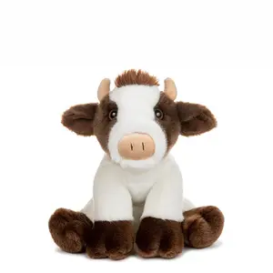 Custom Made Cute Baby Cow Plush Toys Manufacturer Factory High Quality Mascot Creations Farm Friends Cattle Stuffed Animal