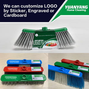 YUANYANG Escobas con Descuento, Escobas al por Mayor, Escobas con Mango de Madera Recubierto de PVC, Cepillos para Limpieza de Suelos - Product Image 5