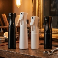 Pulvérisateur professionnel de 300 ml à brume fine continue, rechargeable, vide, à pression, pour coiffure, nettoyage et jardinage