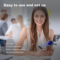 Stylo-caméra portable mini, enregistreur vidéo HD sans fil WiFi, caméra corporelle, caméra de poche, visualisation à distance