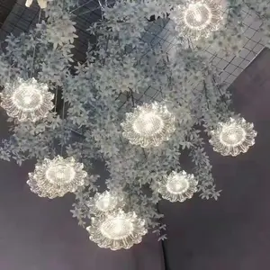 French Bohemia Bangkok Baccarat Cognac Hotels Wedding Crystal Ceiling Led Cristal Chandelier Glass Centerpiece Decorative Light