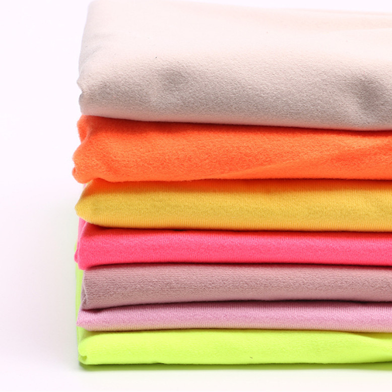 Оптовая продажа, трикотажная спортивная одежда, односторонняя флисовая ткань из 100% полиэстера для одежды