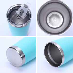 Tasses isothermes en acier inoxydable 20 oz – Gobelets thermiques originaux pour boissons chaudes et froides - Product Image 2