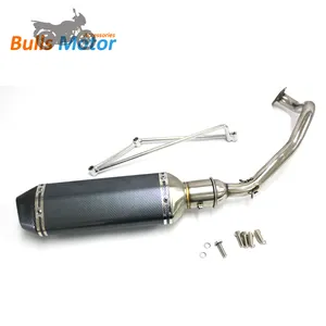 Xe tay ga đua hệ thống ống xả Muffler cho GY6 125cc 150cc động cơ Yama 100 Honda ruckus