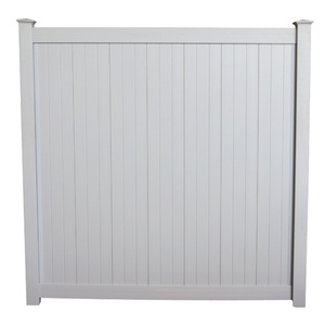 <span class=keywords><strong>Panneau</strong></span> de clôture en vinyle durable <span class=keywords><strong>anti</strong></span>-décoloration pour jardin, clôture en PVC pour la décoration de la cour arrière de la villa - Product Image 1