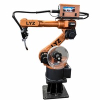 Bras robotisé avec système de soudage intelligent, robot de soudage industriel articulé à 6 axes avec moteur et boîte de vitesses