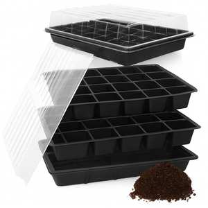 Mini Bandeja de Plástico Reutilizable para Plántulas con Tapa, 72 Celdas, Kit de Propagación para Plantas y Vegetales - Product Image 5