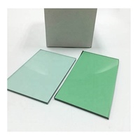 Kaca reflektif warna bening 5mm untuk jendela berwarna Tempered Float lembaran kaca terisolasi