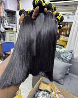 Mèches de cheveux humains vierges vietnamiens bruts, cuticules alignées, double tirage, lisses comme des baguettes