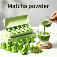 Capsules de Matcha Bio Personnalisées en Gros OEM avec Poudre de Matcha Instantanée pour Boisson 2g/Capsule – Capsules de Poudre Aromatisées pour Bouteilles