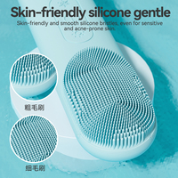 Rechargeable Home Beauty Brosse de nettoyage du visage Spin Contour Set de drainage lymphatique avec 4 têtes de brosses de recharge d'exfoliation