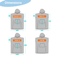 Serviette à capuche de surf antimicrobienne en microfibre recyclée certifiée GRS, séchage rapide, pliable, sans sable, compacte, moderne, pour le voyage