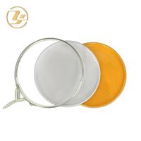 Couvercle de seau en fer blanc 20L réutilisable à verrouillage par levier, étanche et durable, composant d'étanchéité pour seaux métalliques industriels et produits chimiques, personnalisable