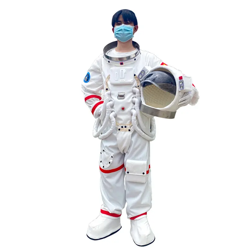 Custom Astronaut Cartoon Figuur Kostuum Ruimte Pak Kinderen Astronaut Kostuum Cosplay Stage Pop Kleding Voor Volwassenen