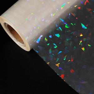 सिल्वर ए 4 लेजर होलोग्राफिक फिल्म स्पष्ट और पारदर्शी pvc कोल्ड लैमिनेटिंग लैमिनेशन कस्टम लोगो मुद्रित पालतू खिंचाव फिल्म - Product Image 4