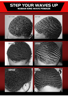 Lubingblack-pommade à beurre robuste pour hommes, marque Oem, pour cheveux ondulés et bouclés