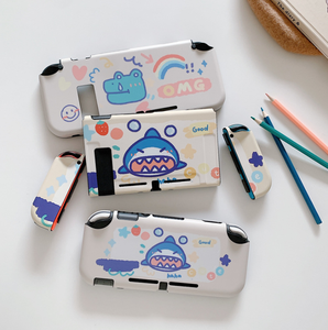 Nouvelle coque de protection à motif requin de dessins animés pour manette de jeu <span class=keywords><strong>Nintendo</strong></span> <span class=keywords><strong>Switch</strong></span> / <span class=keywords><strong>Lite</strong></span>, <span class=keywords><strong>accessoires</strong></span> de coque mignons - Product Image 6