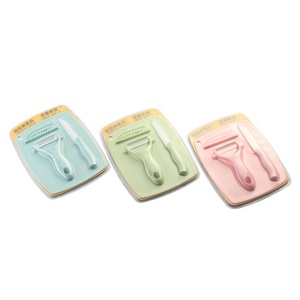Cheap <strong>Ceramic</strong> Fruit <strong>Knife</strong> <strong>Set</strong> with Cutting Board Promotion Gift - Product Image 1