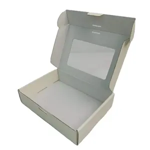 Boîte d'emballage avec logo imprimé personnalisé pour vêtements sous-vêtements T-shirt boîte-cadeau recyclable boîtes d'expédition en papier