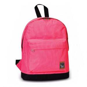 Teens <b>Simple</b> Vintage Style Red Plain Blank <b>Backpack</b> for Student - Product Image 6