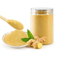 Poudre de gingembre jaune naturel séché de qualité alimentaire, gingembre moulu en vrac, vente en gros