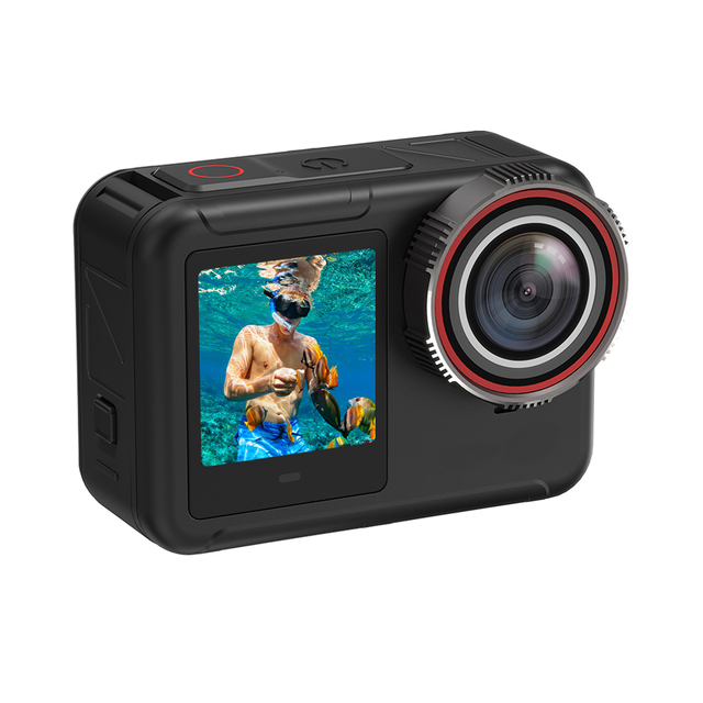 4K 60FPS Body Waterproof 12M Dual Screen 6-Axis Anti-shake 5G WIFI Accessories 2150mAh Pre-recorded Sports Action Camera